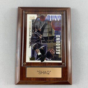 NBA 94 - 95 Fleer Ultra Shaq Orlando Magic Rebound King Card Wall Plaque 5" x 7"
